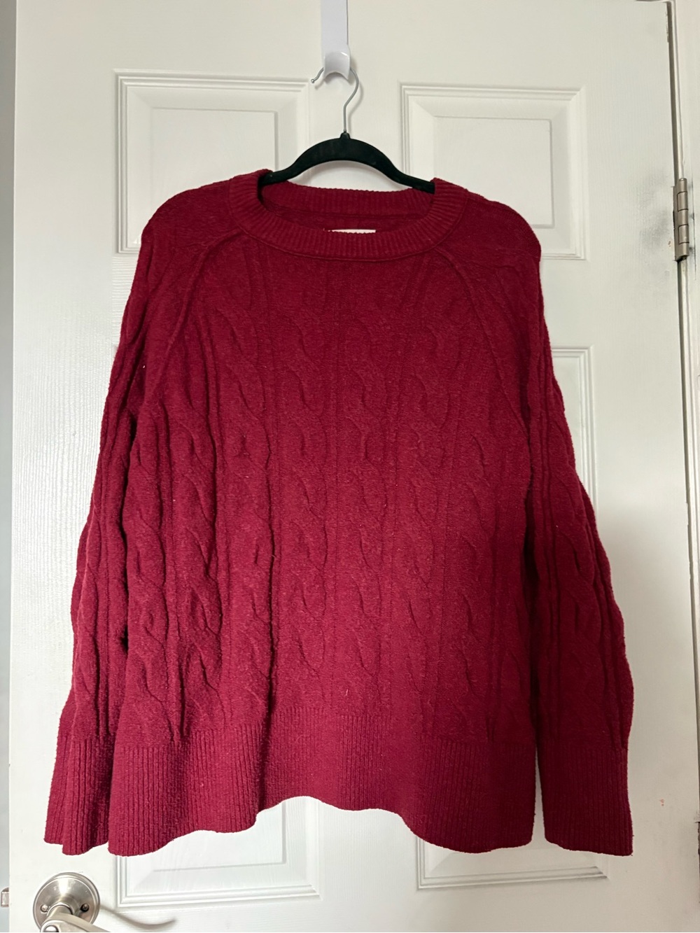 aerie Women’s Cable Knit Crewneck Sweater - Medium